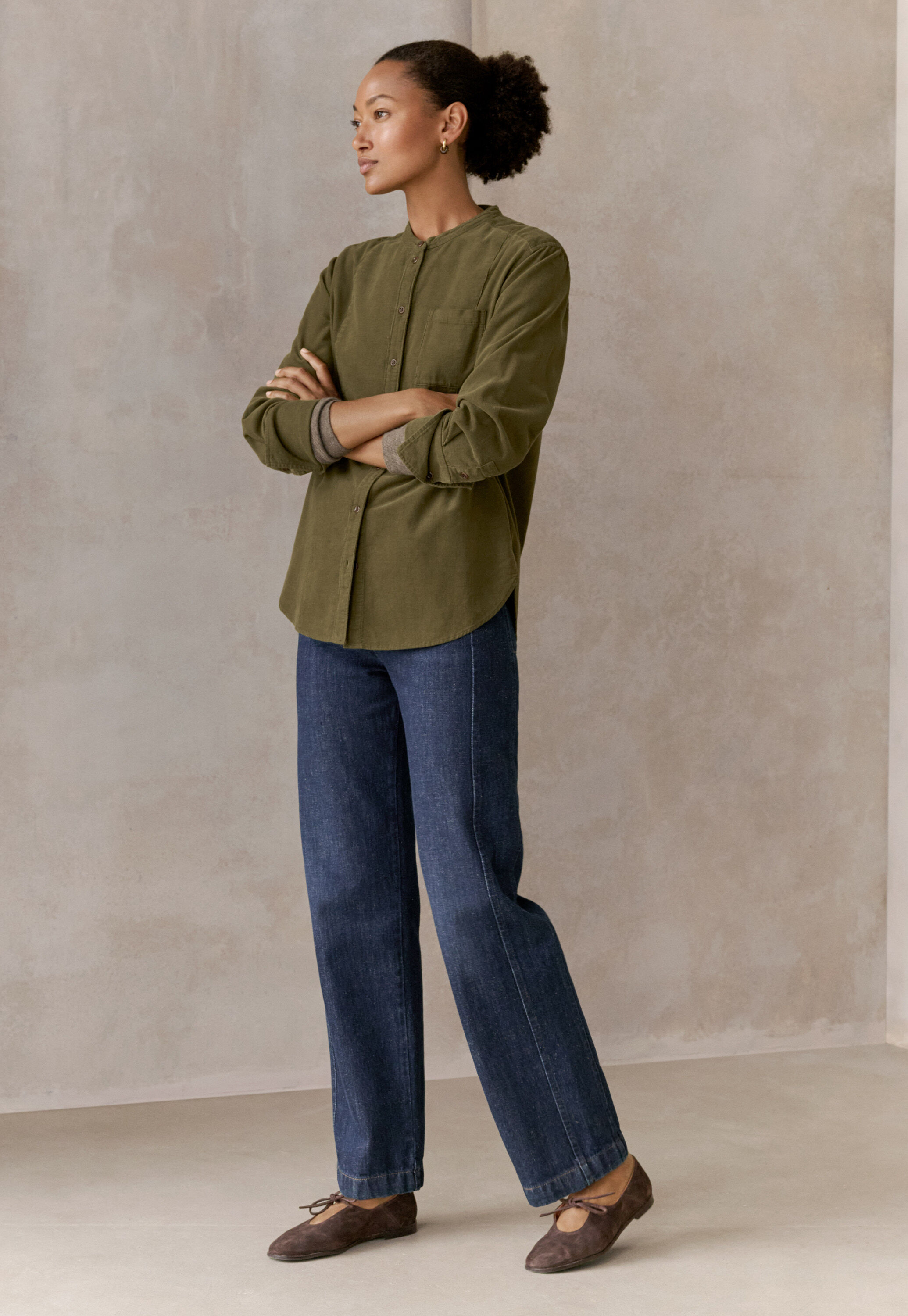 Slim-straight jeans, Rinse dark wash, large