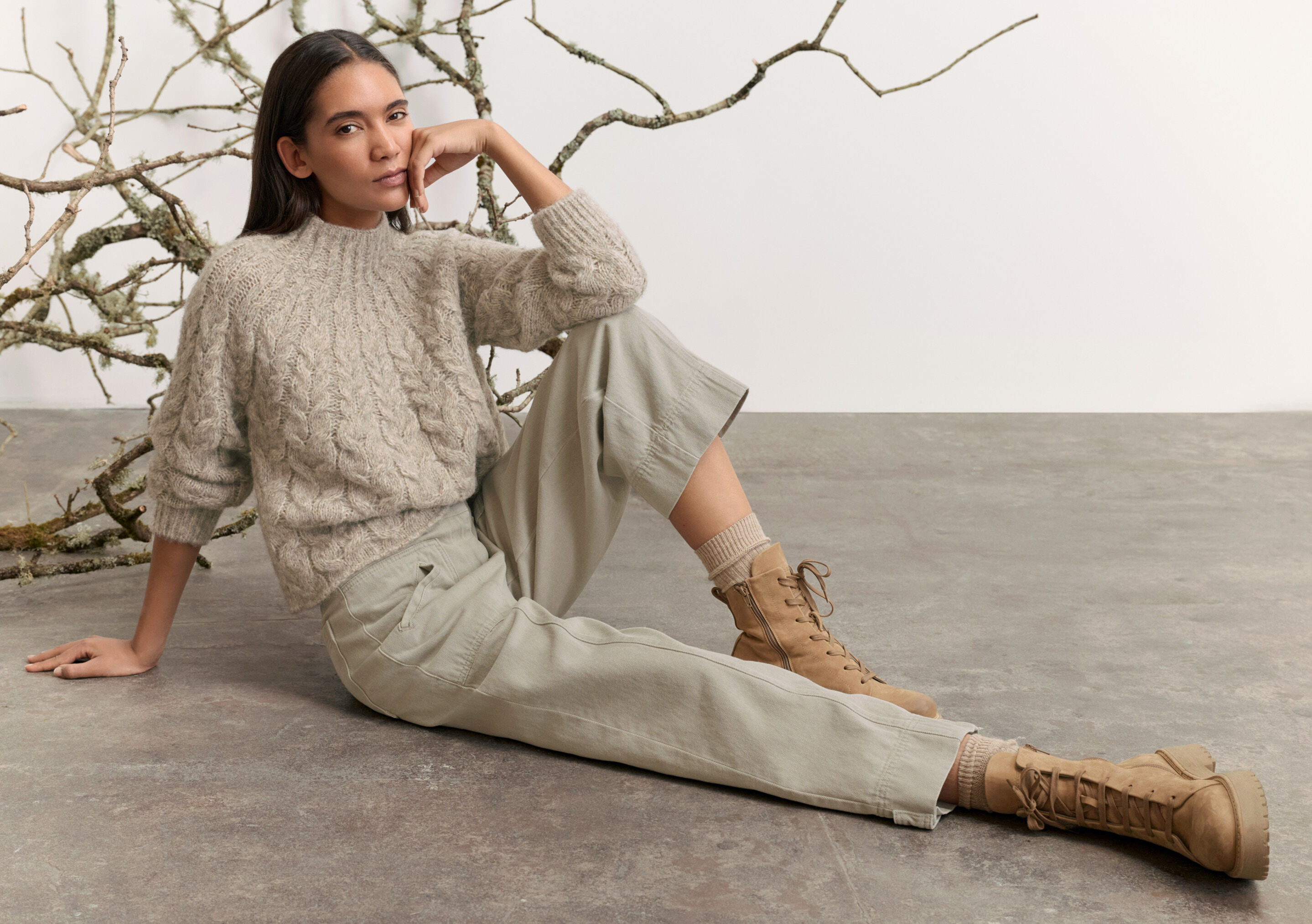Edge-to-edge cardigan