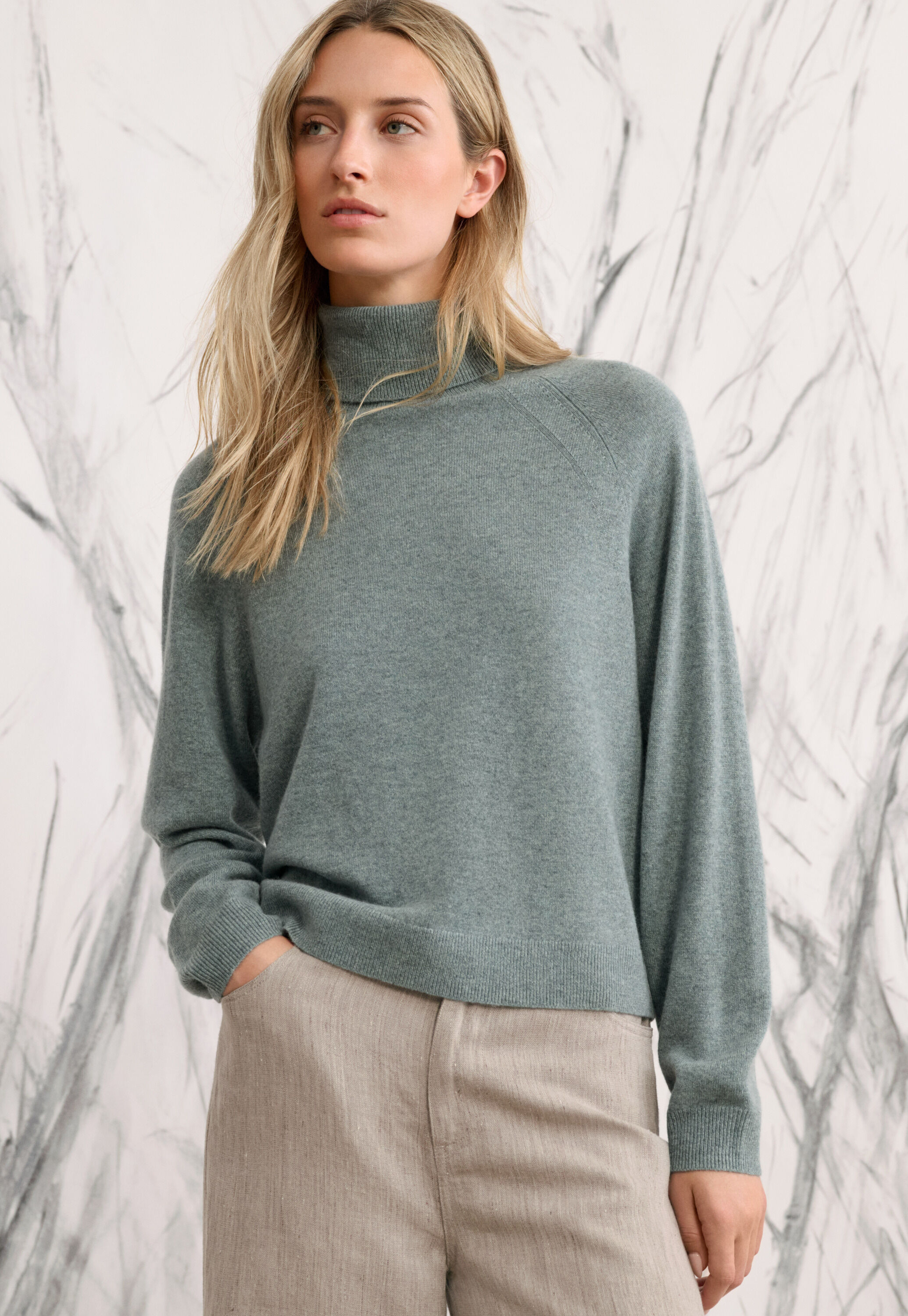 Roll-neck sweater
