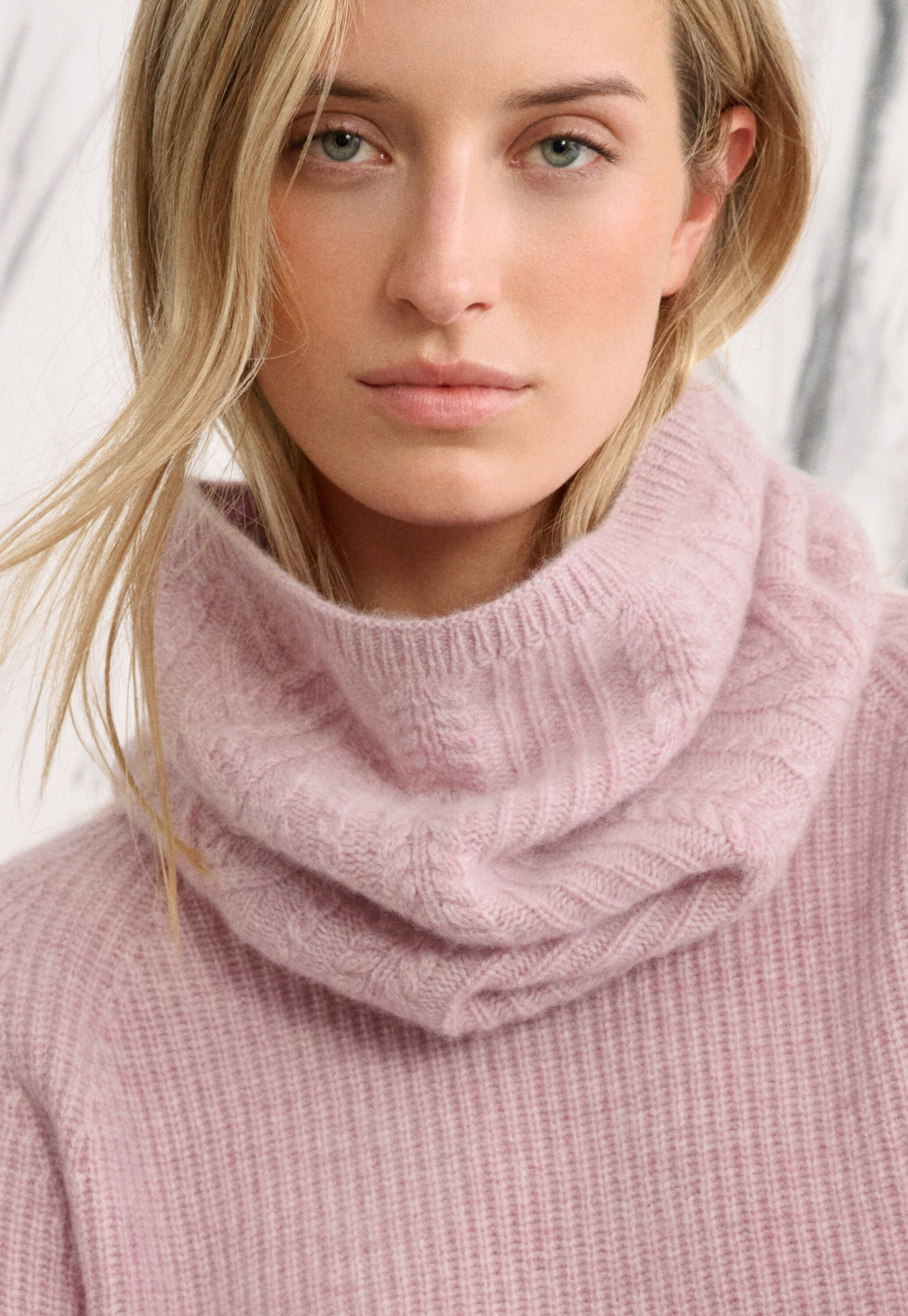 Funnel-neck sweater