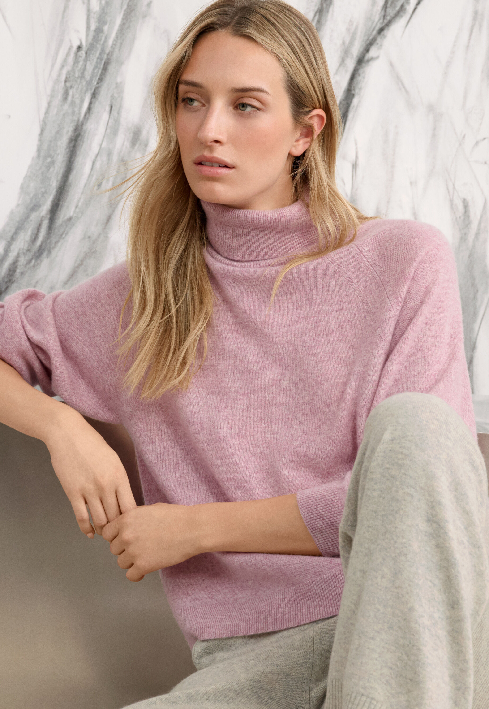 Roll-neck sweater