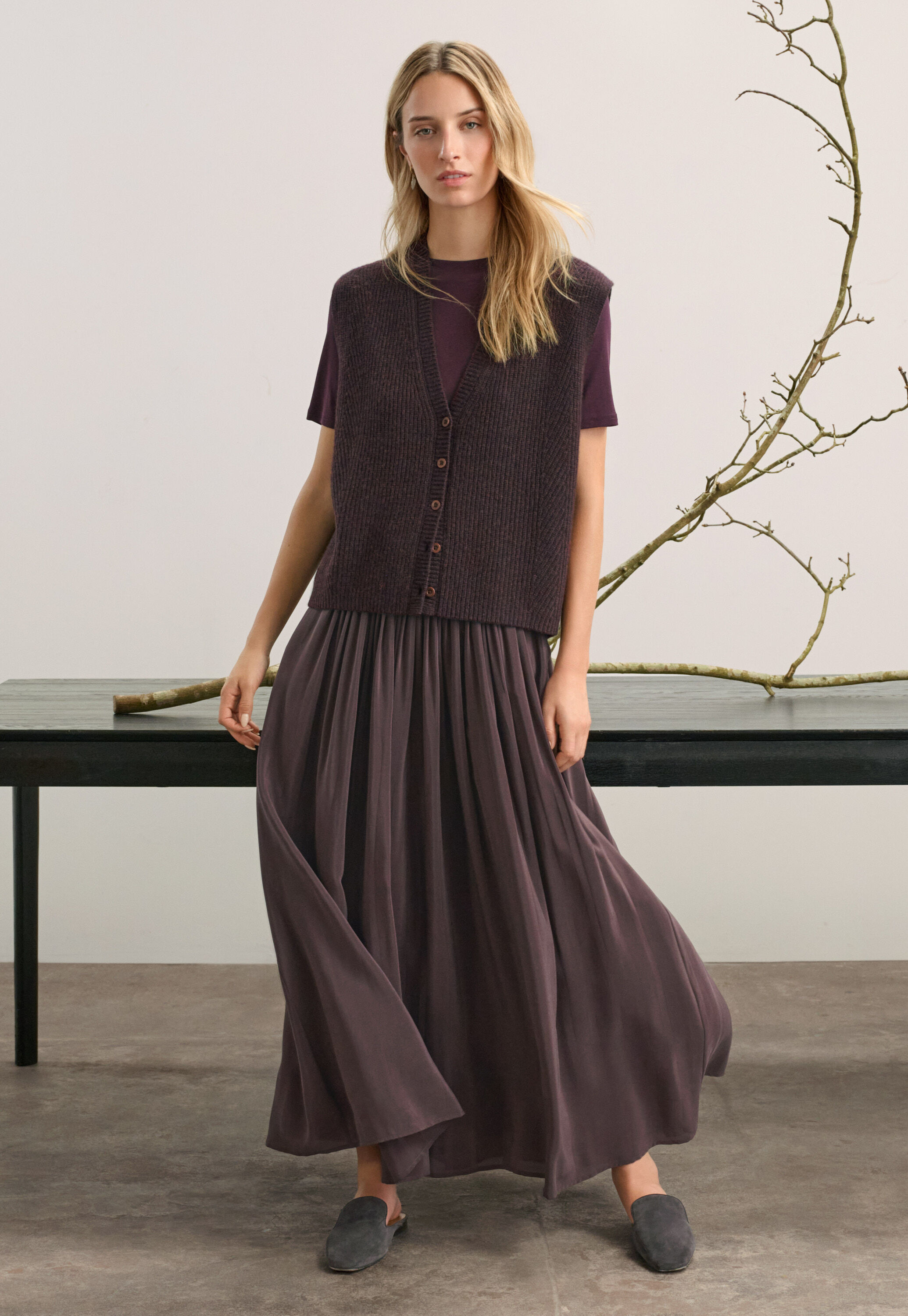 Button-through sweater