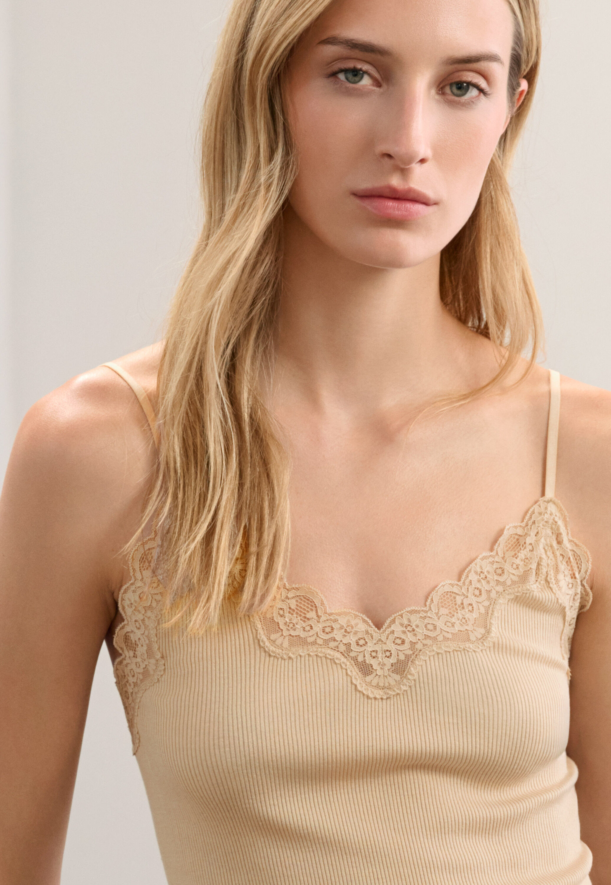 Button-shoulder top