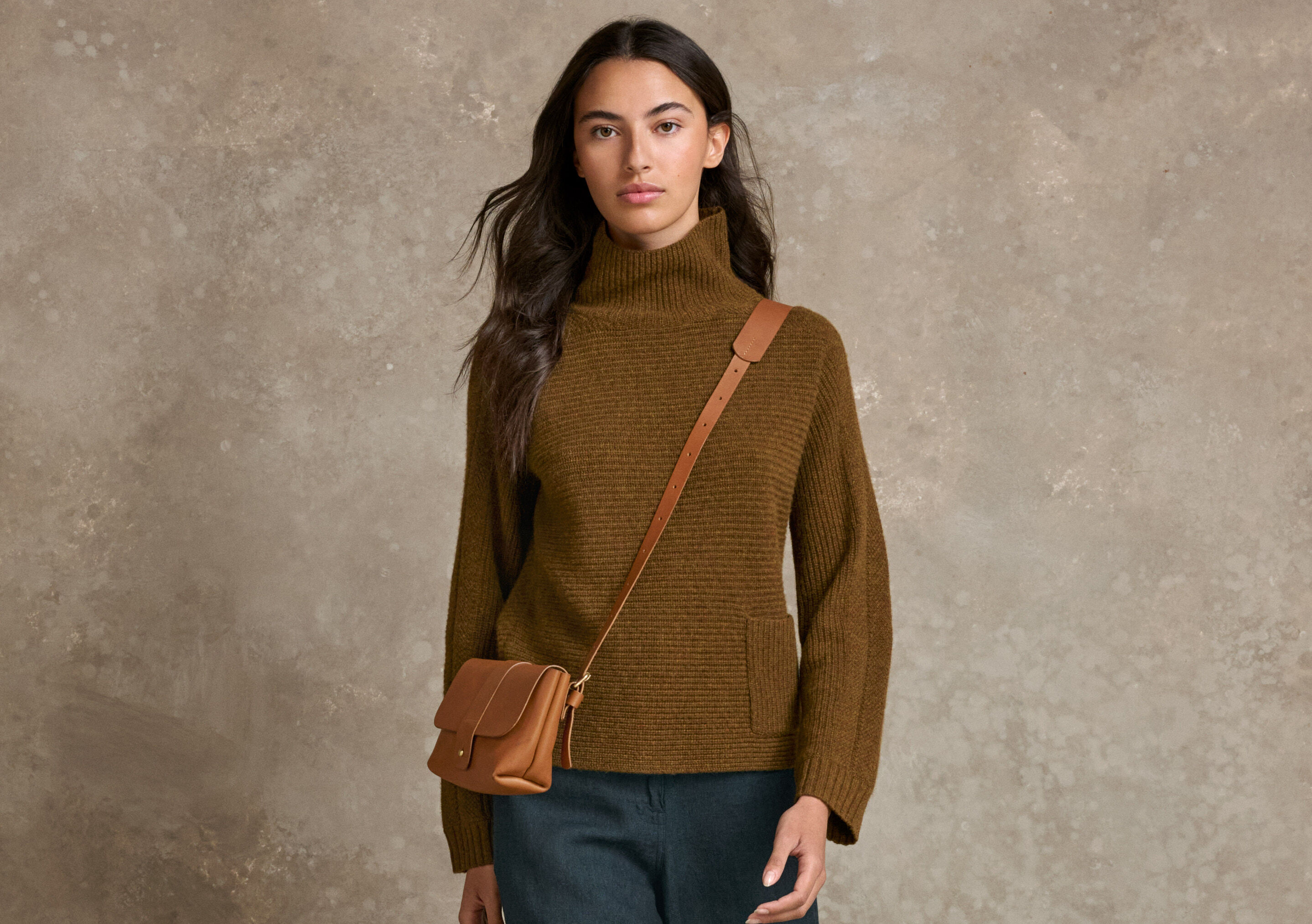 Roll-neck sweater