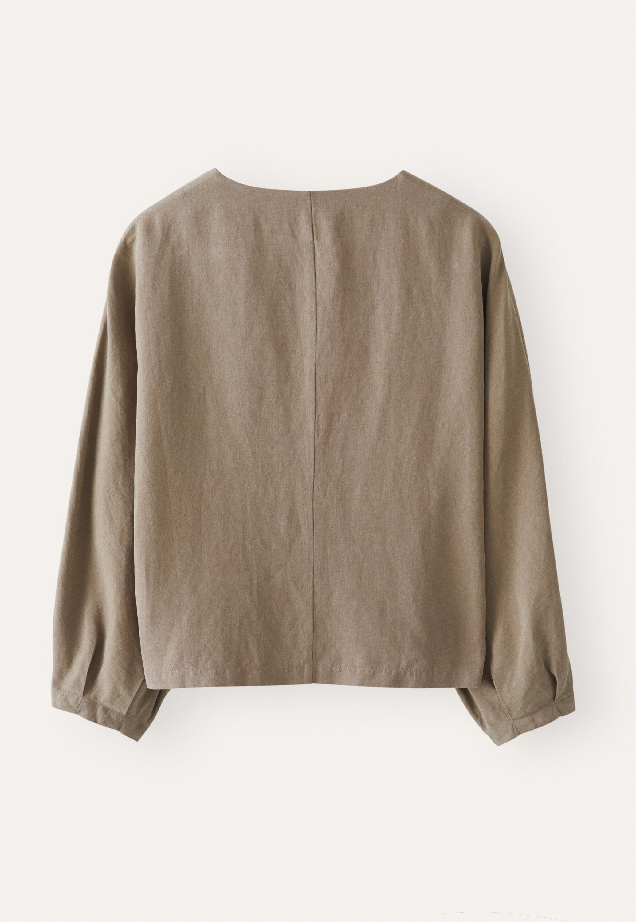 Dolman-sleeve jacket, Taupe brown, large