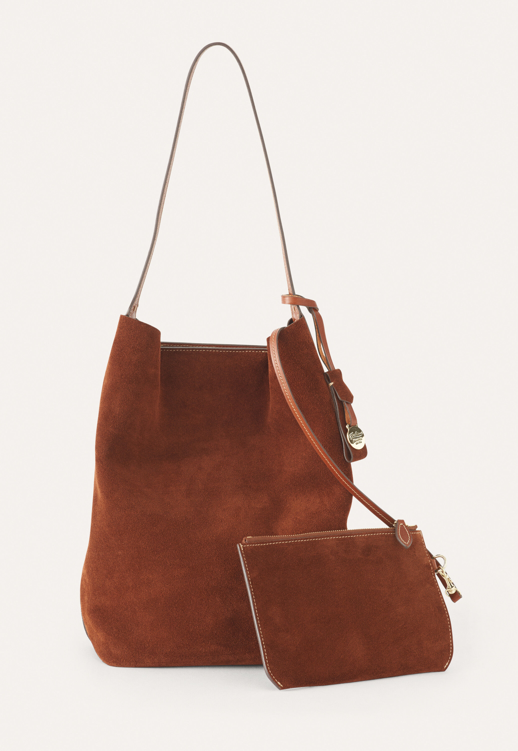Bucket bag, Chestnut, large