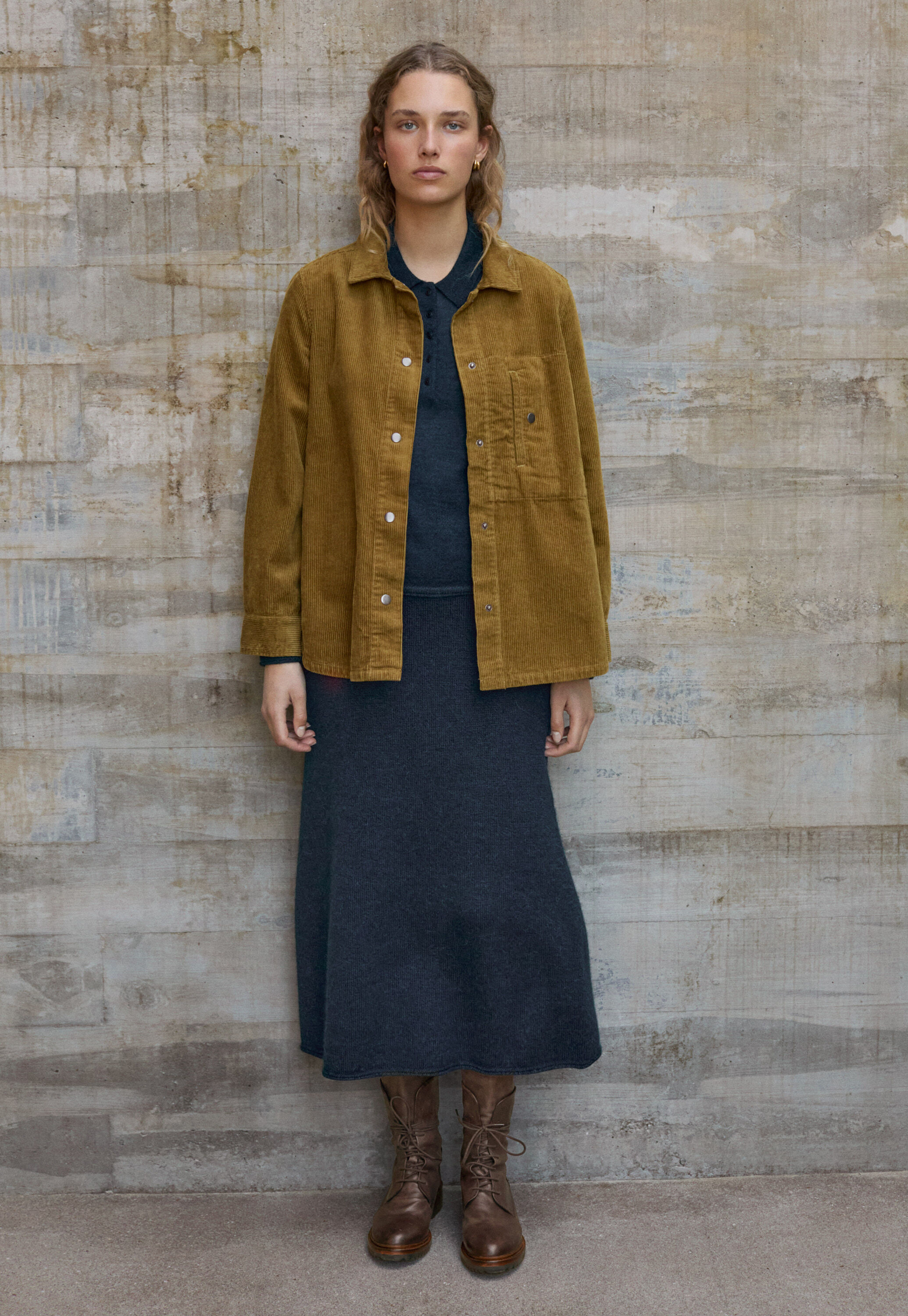 Cord overshirt