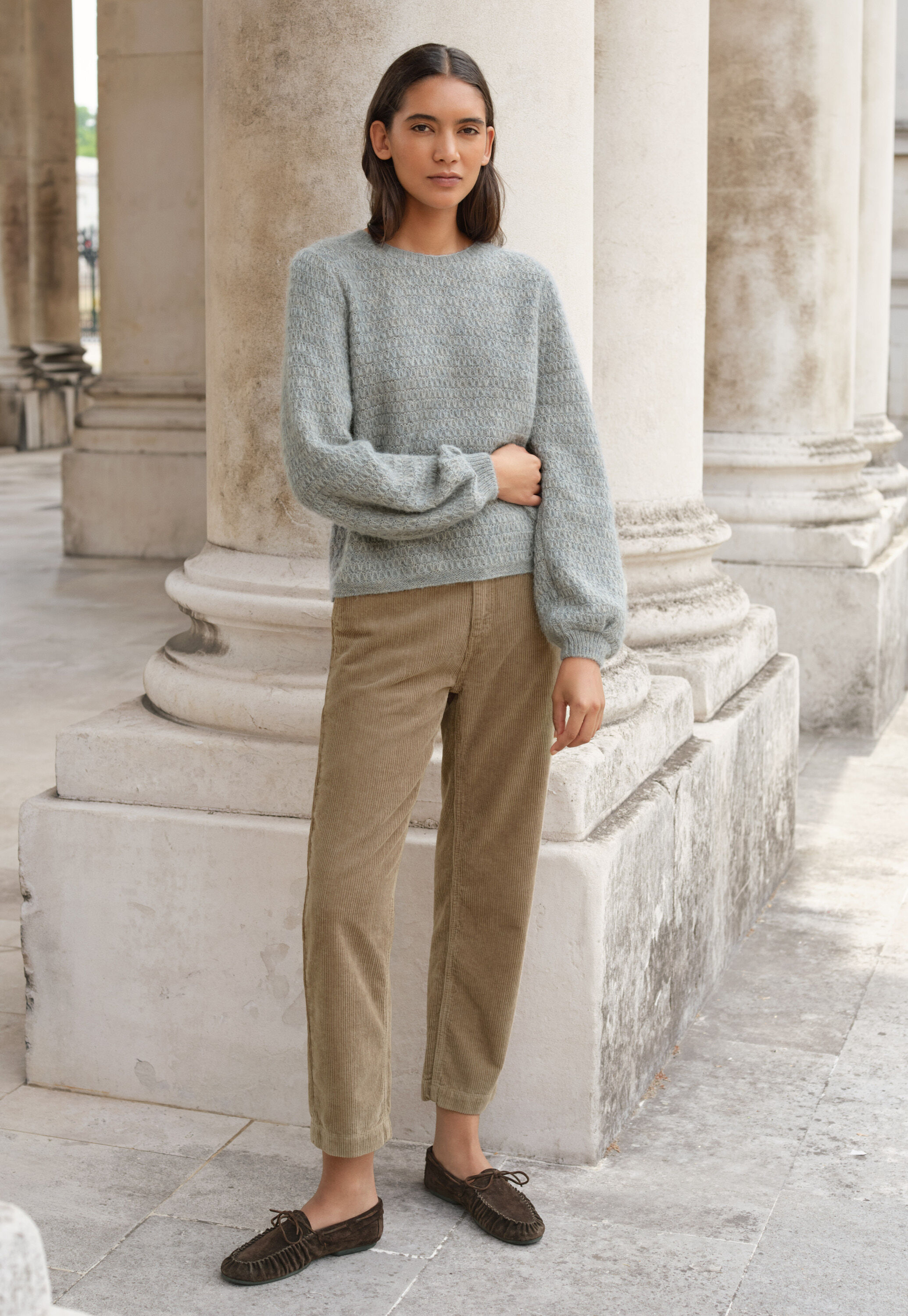 Slim cropped trousers