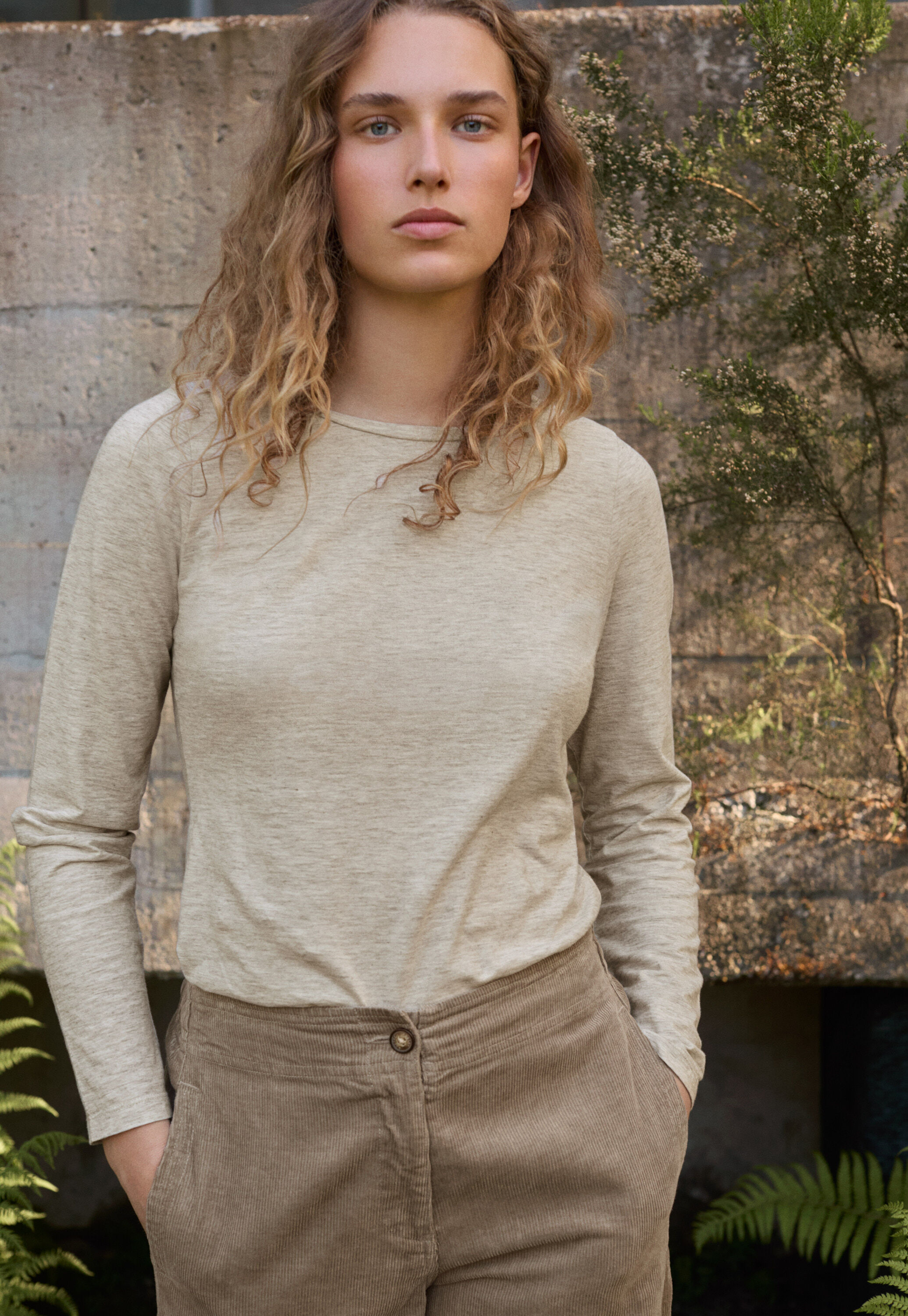 Round-neck top