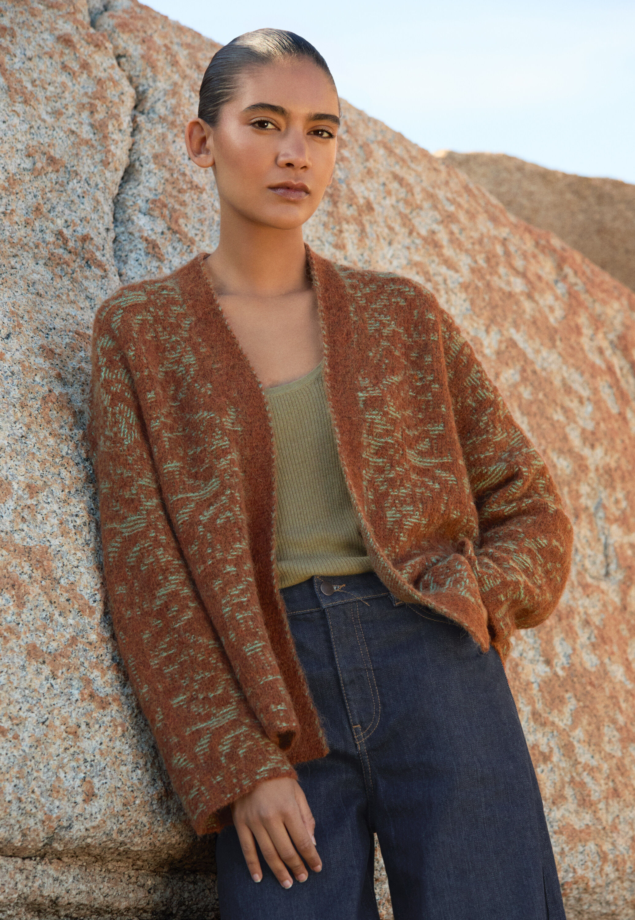 Knitted vest