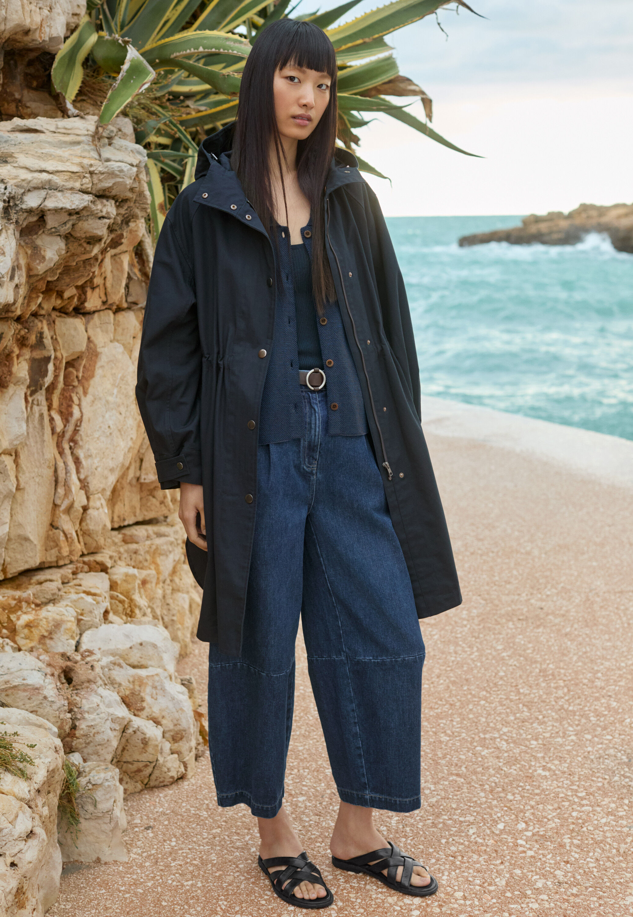 Hooded parka