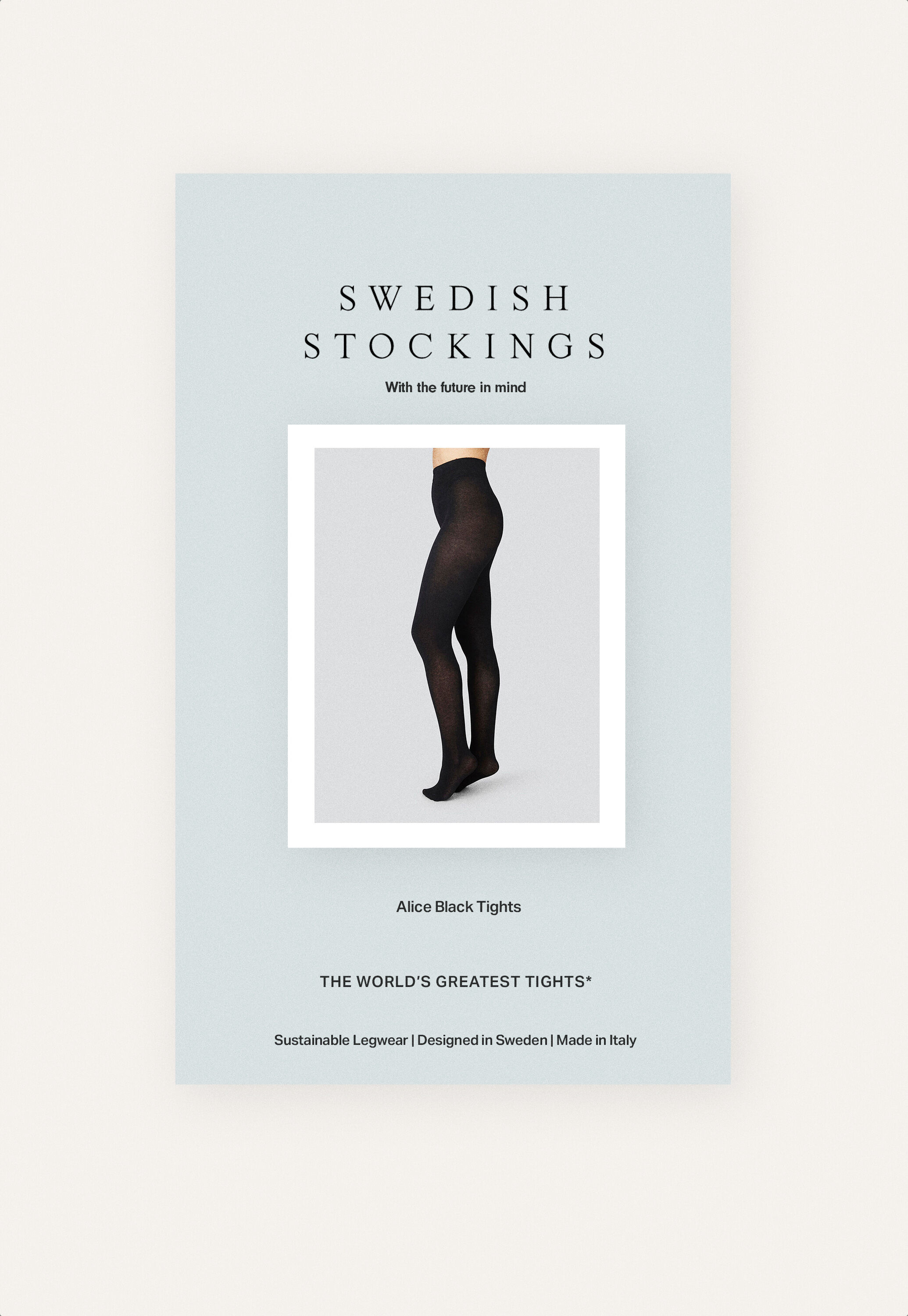Semi-opaque tights