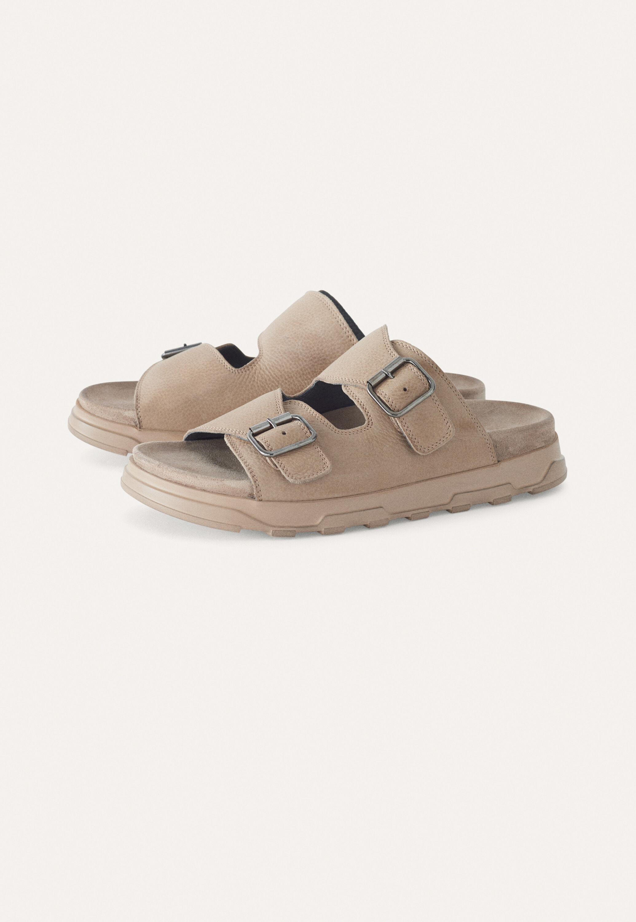 Chunky-buckle sandals