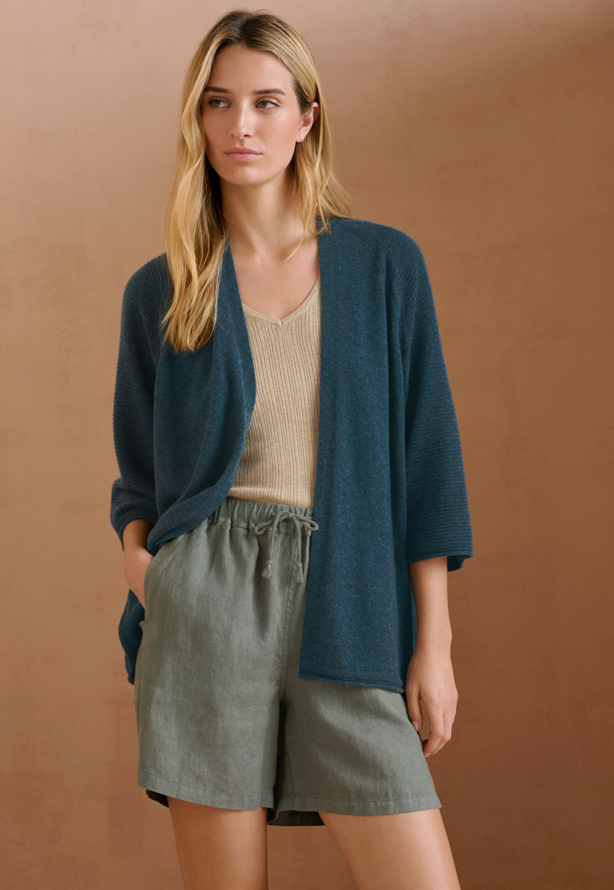 Kimono-style cardigan