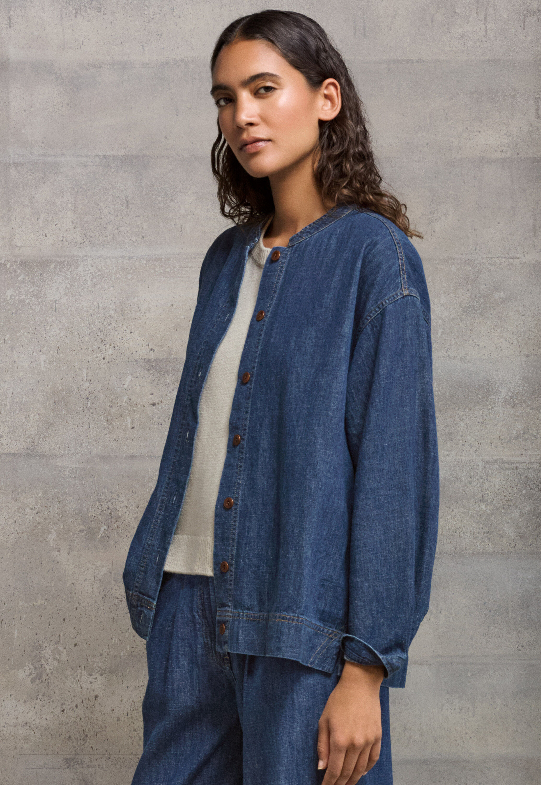 Indigo overshirt