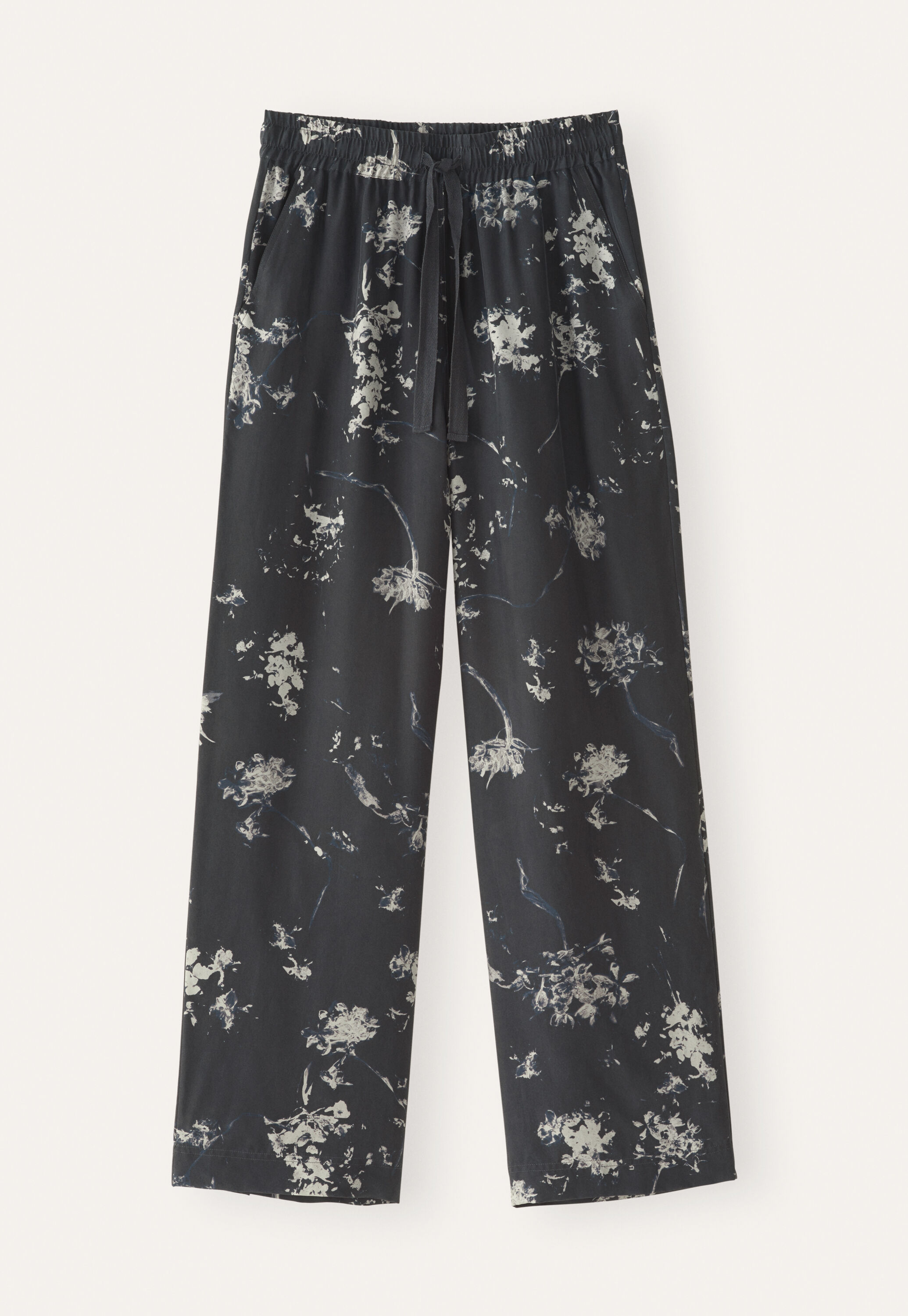 Printed silk pyjamas