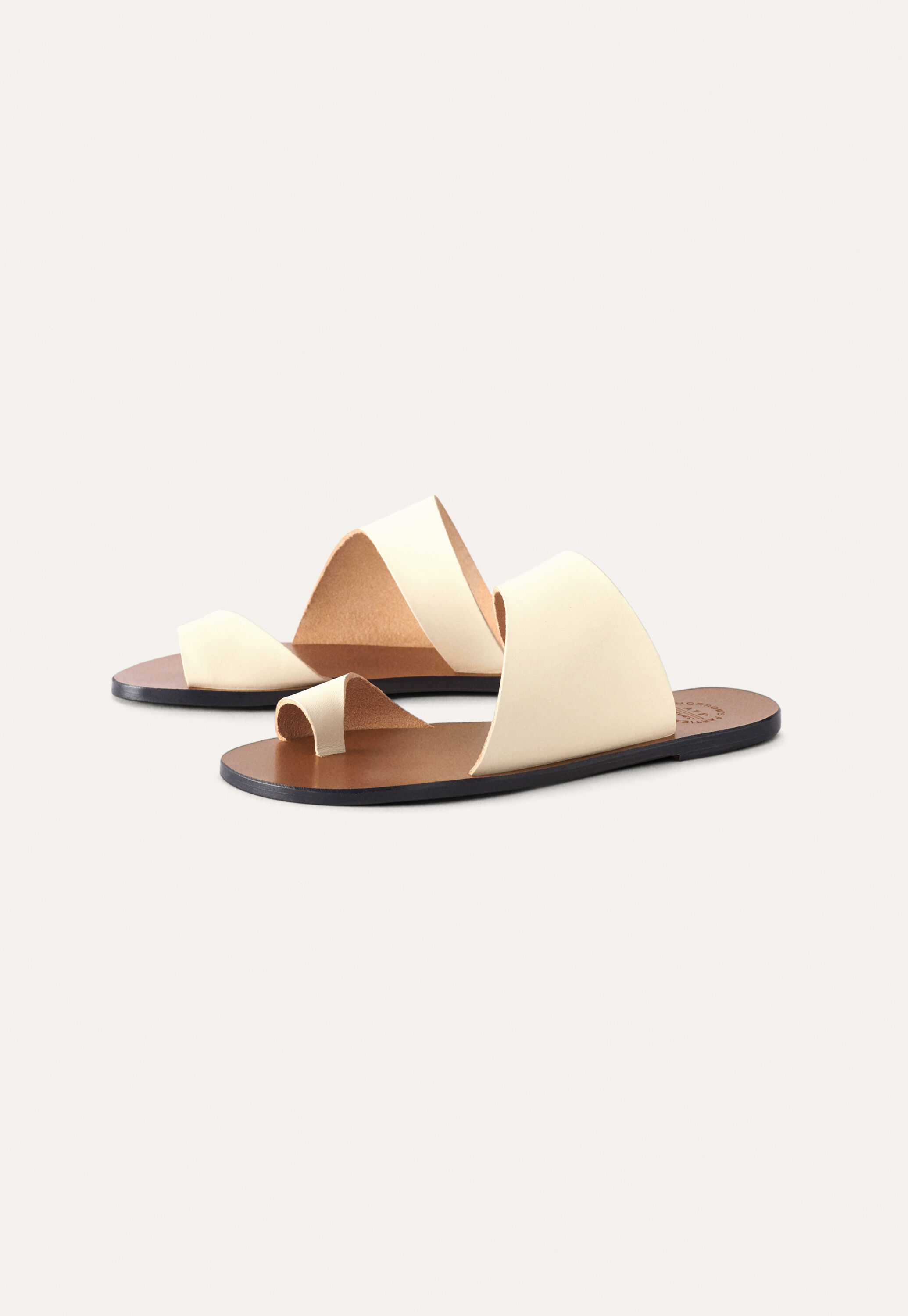 Cut-away sandals