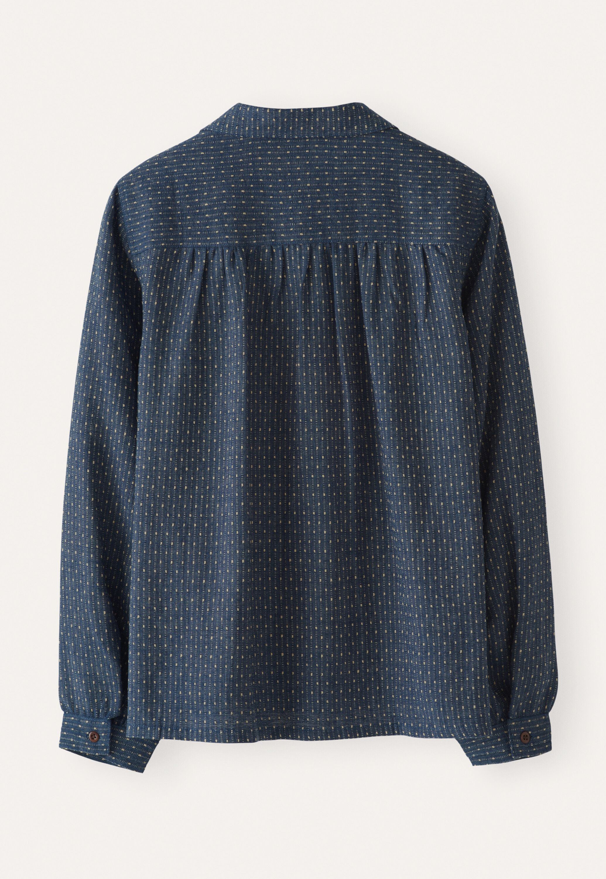 Dash-weave shirt, Soft indigo, large