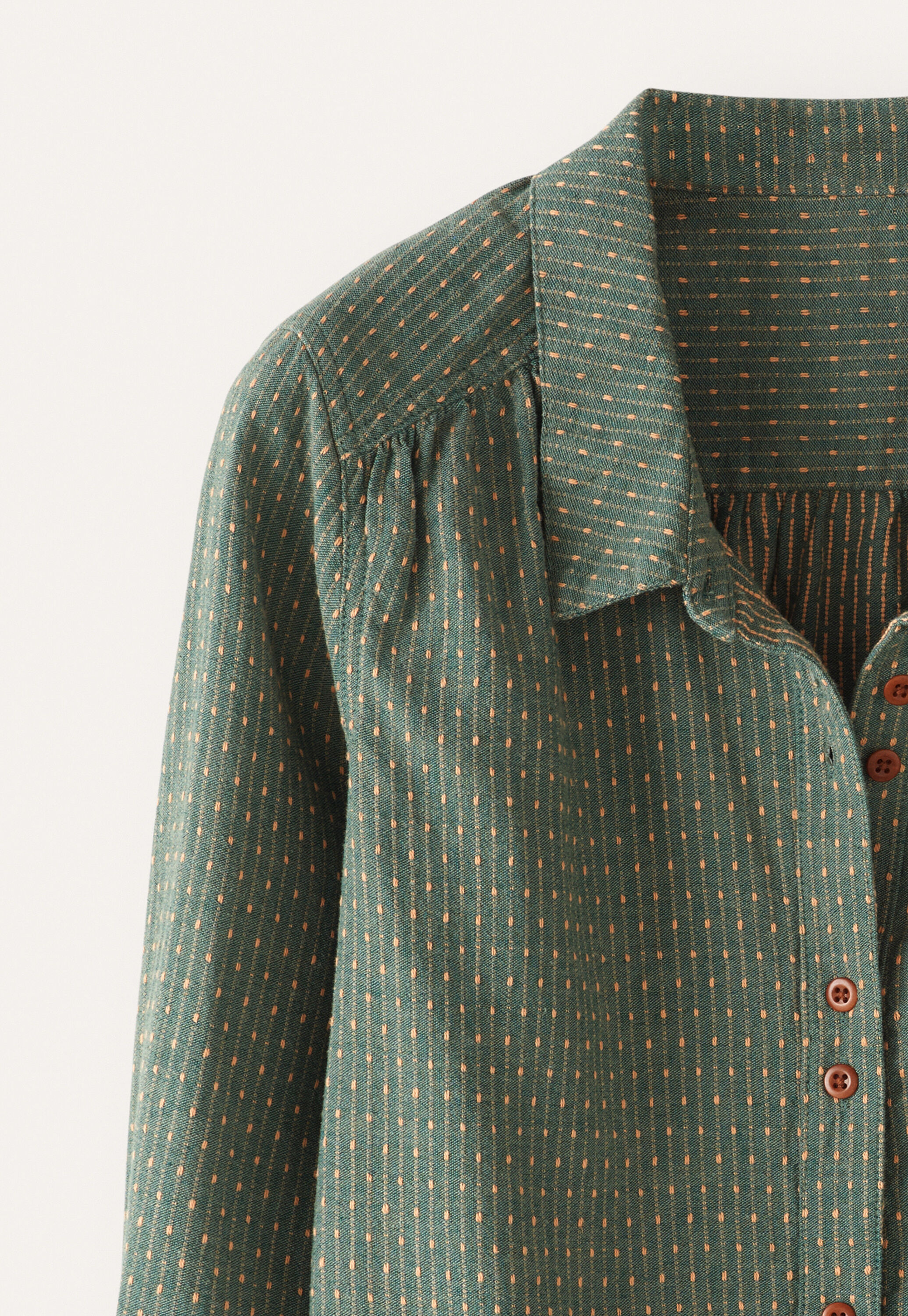 Dash-weave shirt
