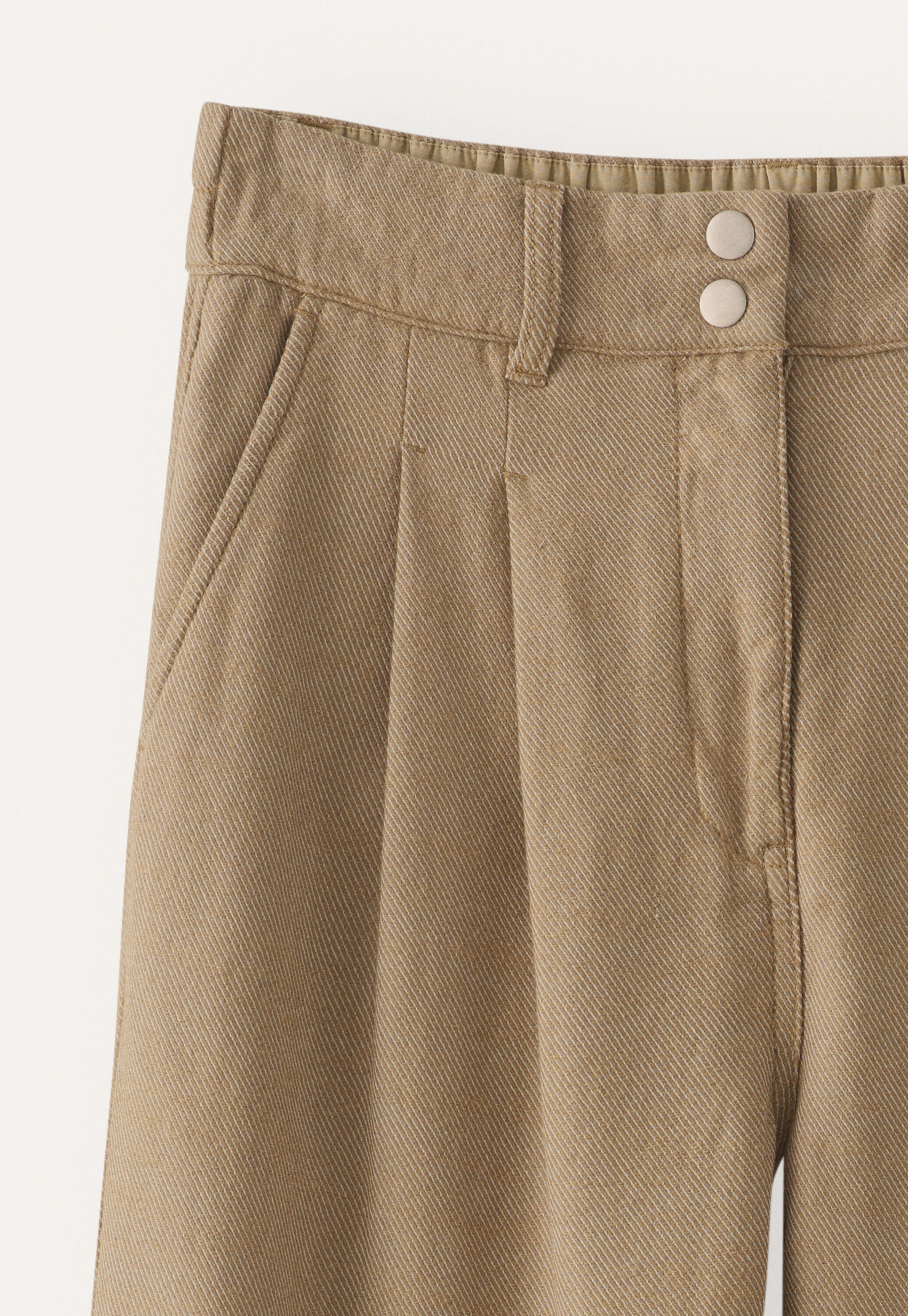 Tapered trousers, Camel grey, large