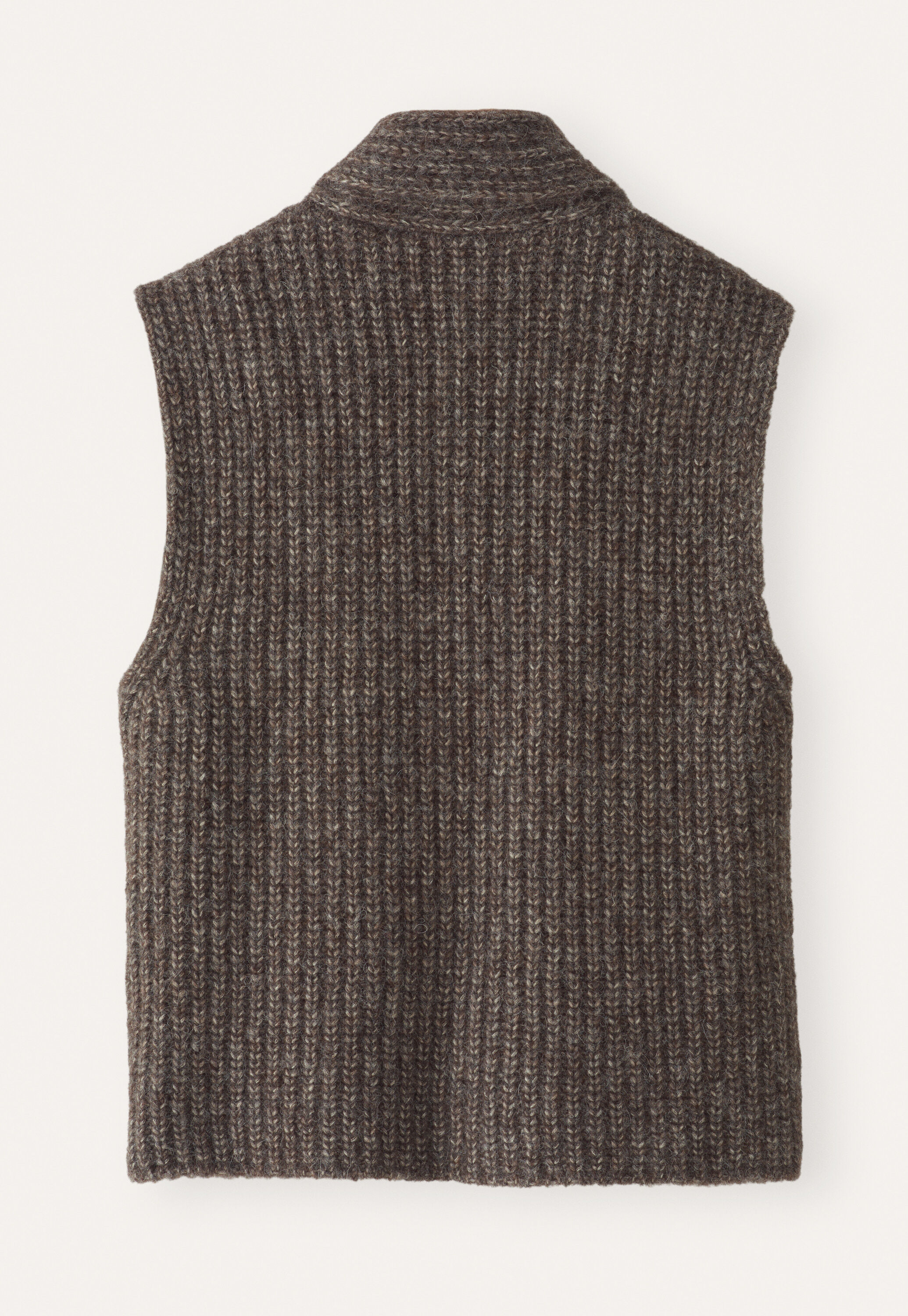 Shawl-collar cardigan