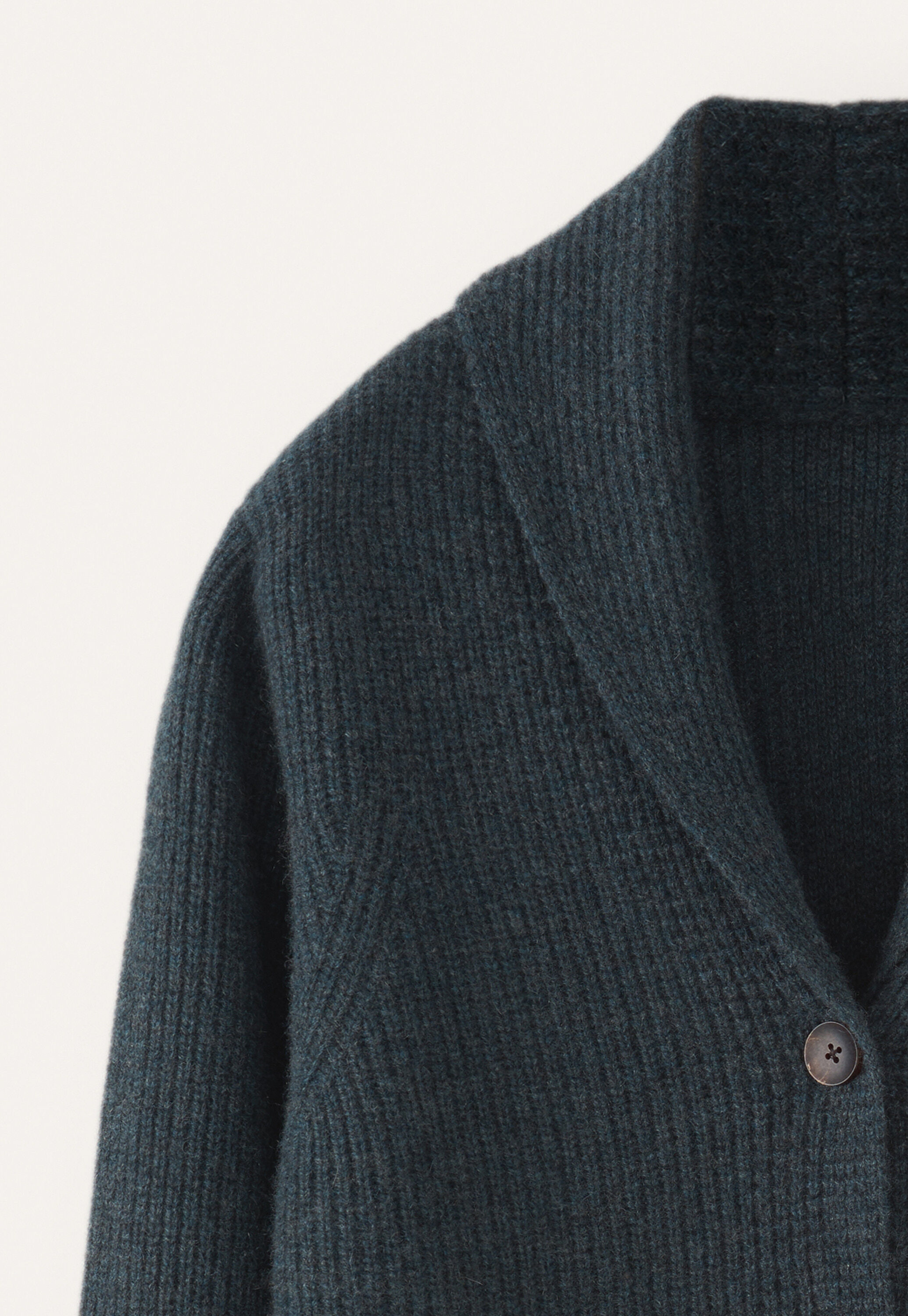 Shawl-collar cardigan
