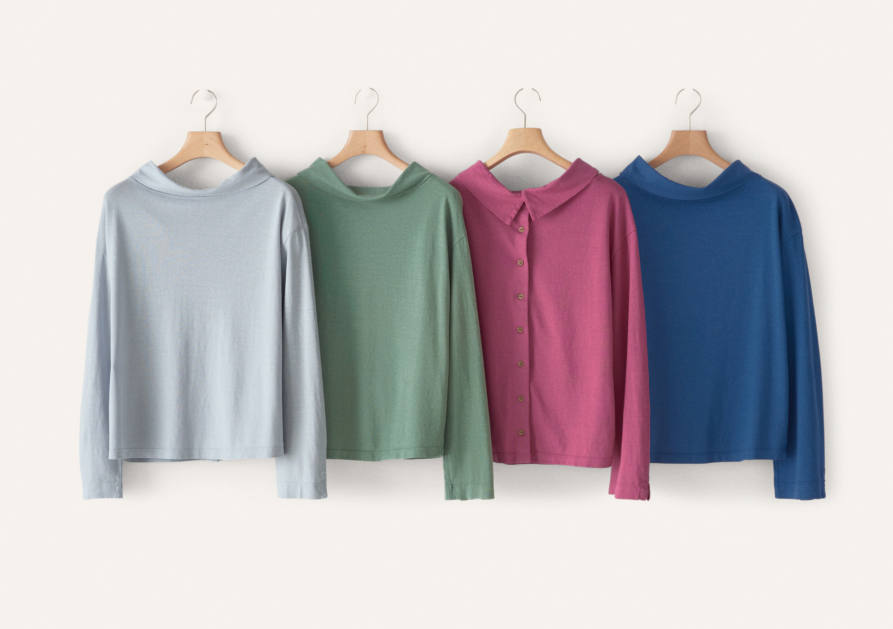 Button-shoulder top