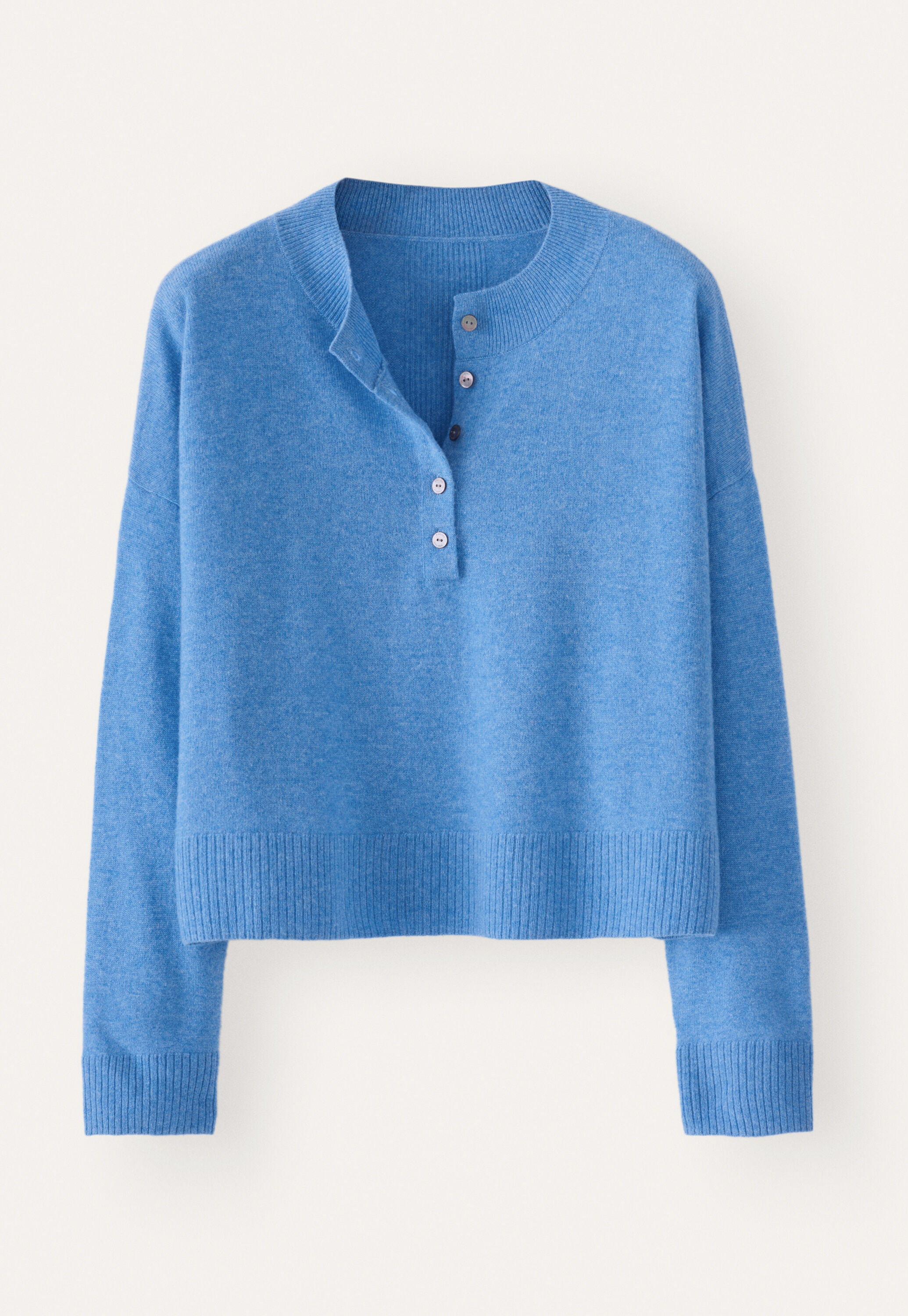 Button-neck sweater