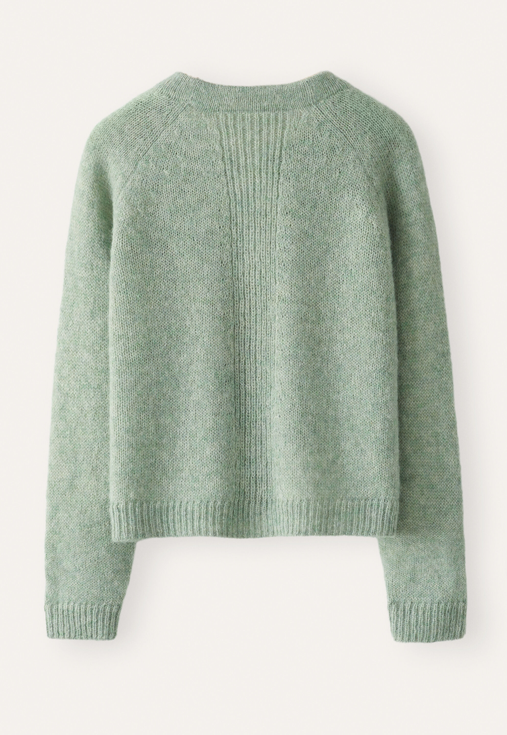 Raglan-sleeve cardigan