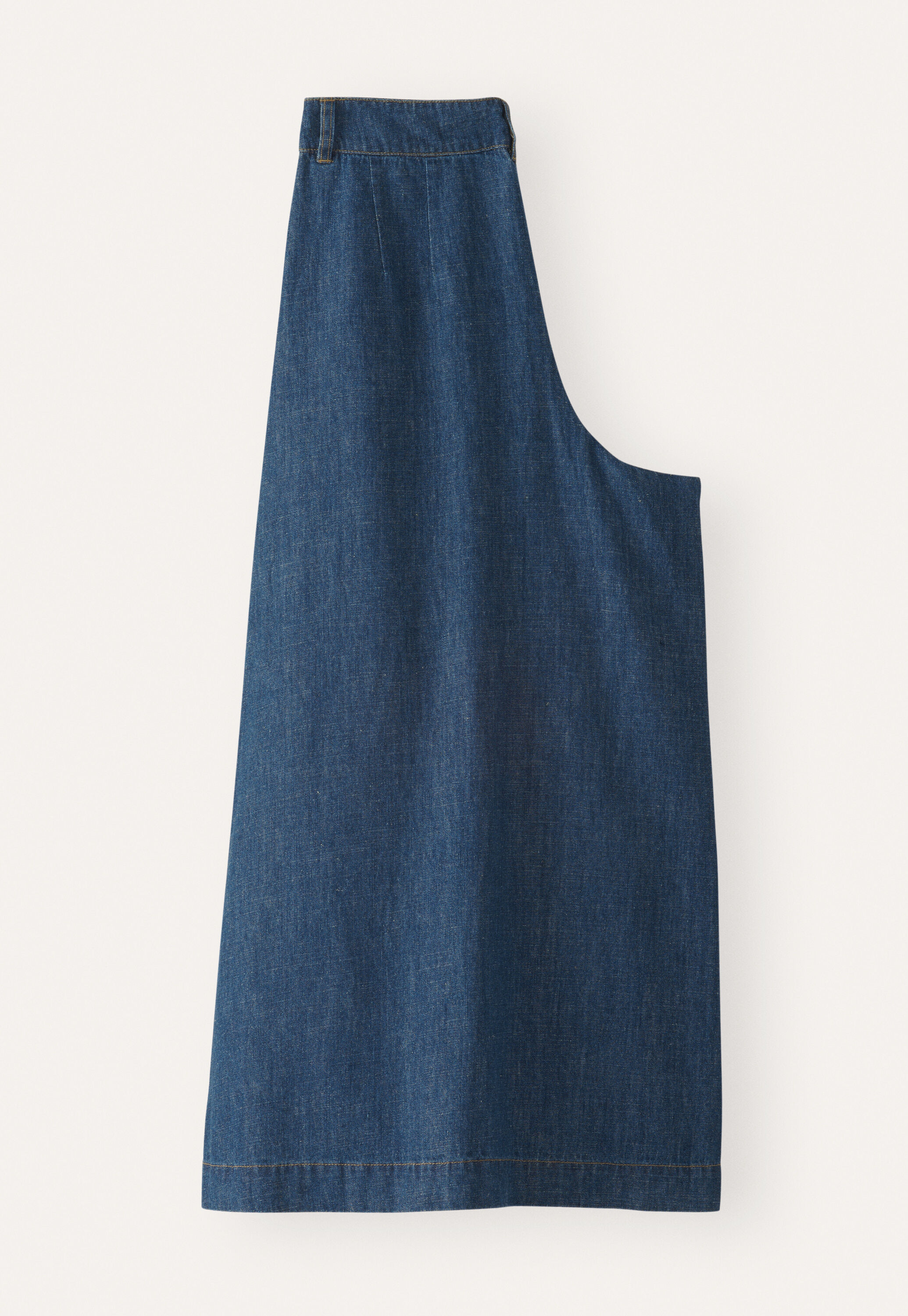 Indigo-dyed culottes, Dark denim, large