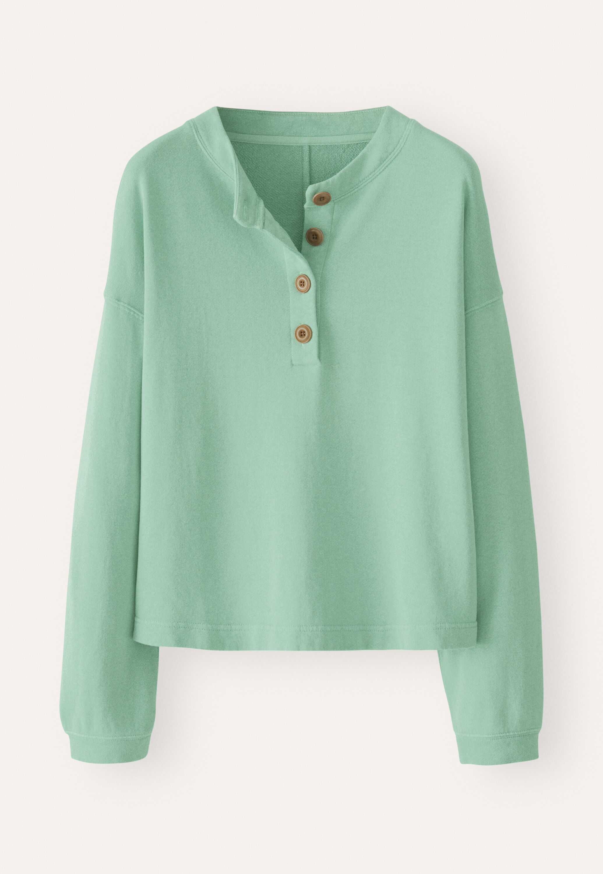 Button placket jersey top
