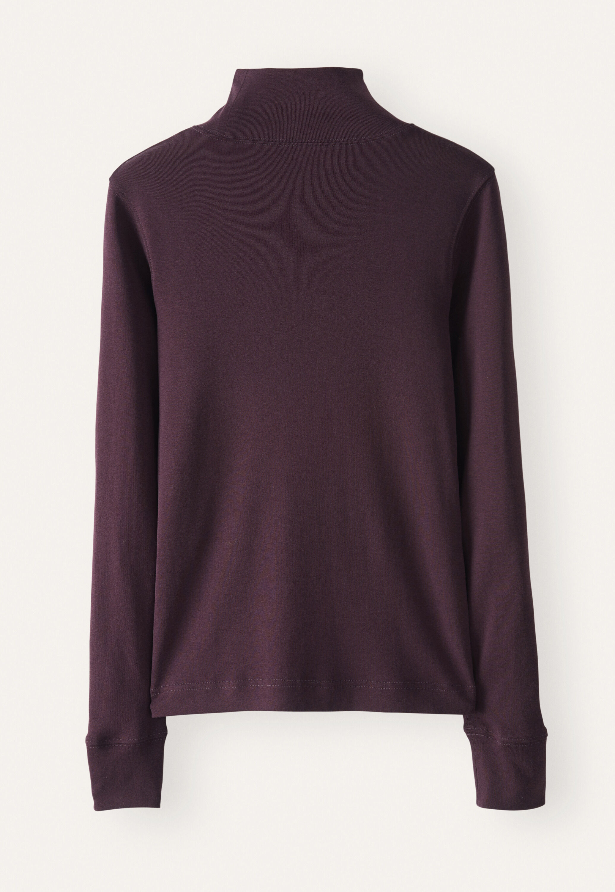 High-neck jersey top